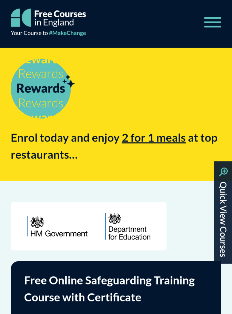 Free safeguarding courses, Lynn Doyle Home Tuition, safeguarding